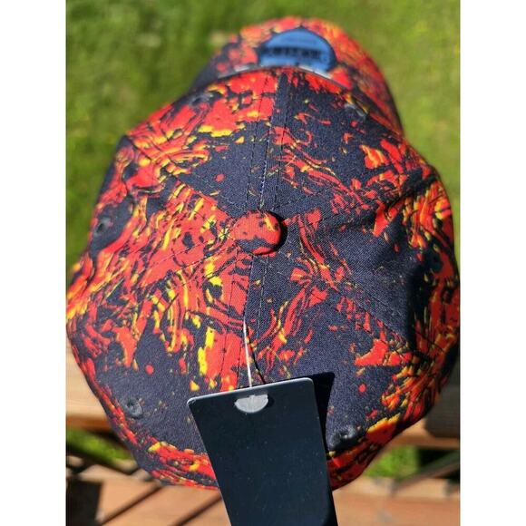 Oracle Red Bull Racing 9forty Flames Hat Cap Adjustable Unisex New Era - Picture 6 of 8